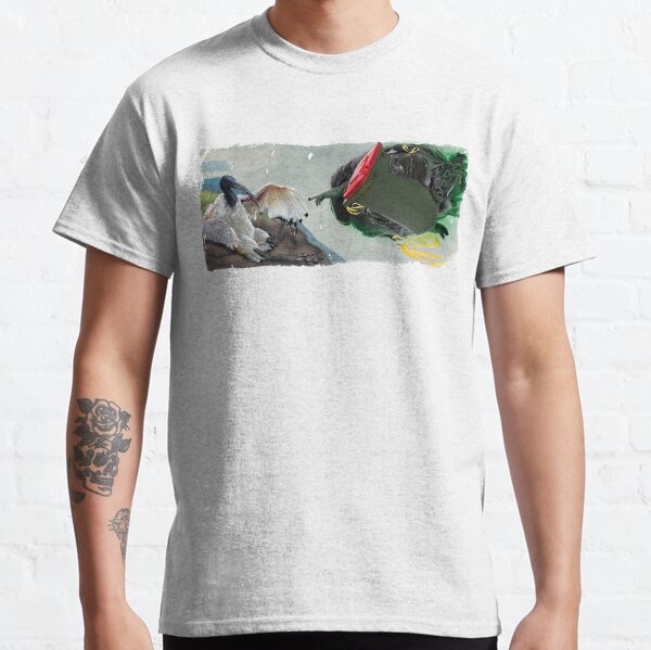 La creación de Bin Chickens Camiseta clásica