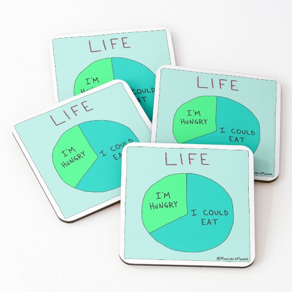 Item preview, Pie Chart on Life designed and sold by ManchildManor.