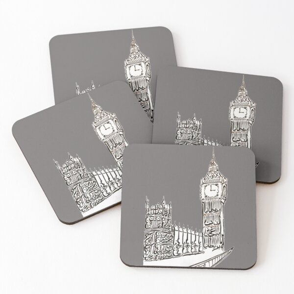 Item preview, Big Ben Image Arabic Calligraphy designed and sold by Mystery-shadow.