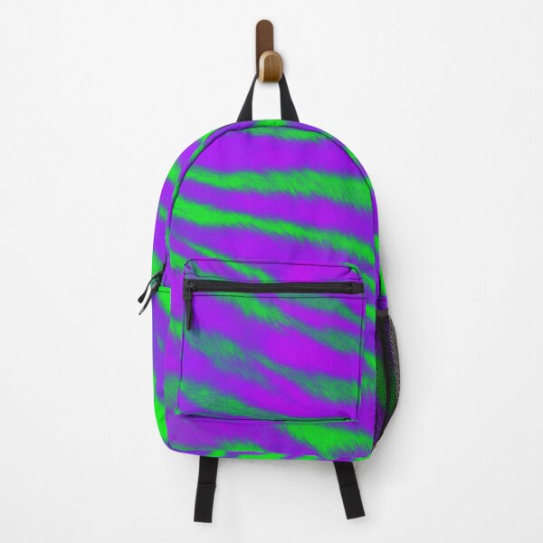 Item preview, Tiger Fur Print Purple and Green designed and sold by Sabbaht.