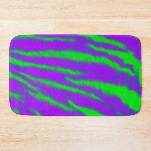 Item preview, Tiger Fur Print Purple and Green designed and sold by Sabbaht.