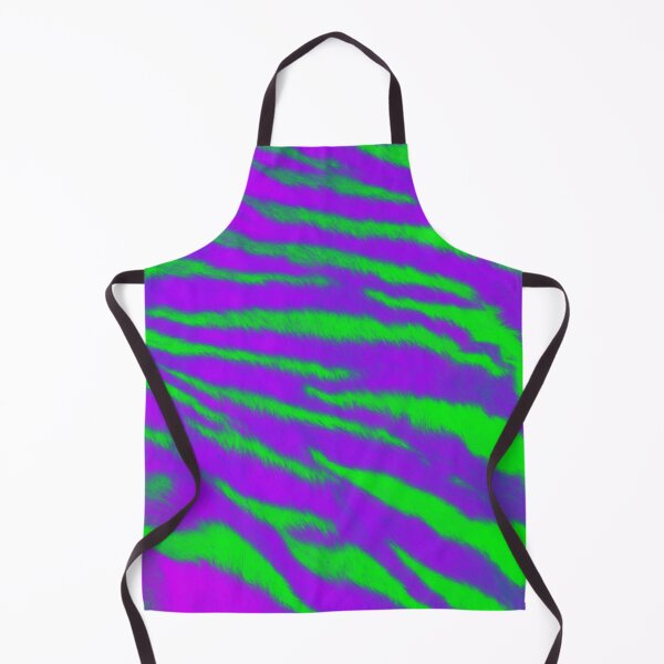 Item preview, Tiger Fur Print Purple and Green designed and sold by Sabbaht.