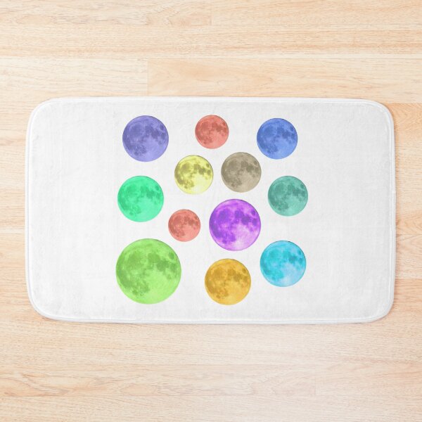Item preview, Colourful moons designed and sold by greentiger1.