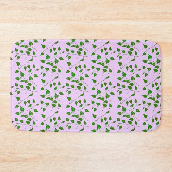 Item preview, Birch Tree Leaf and Stem Forest Pattern (on lavender) designed and sold by Davey's Designs.