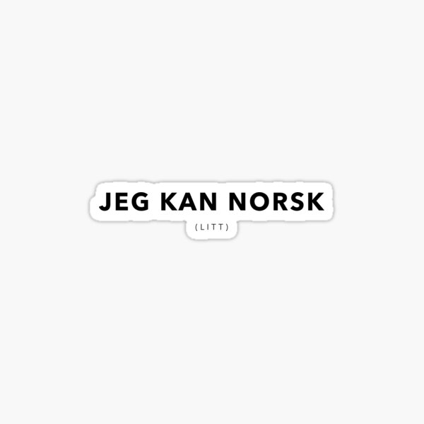 Item preview, Jeg kan norsk (litt) designed and sold by sundriedstars.