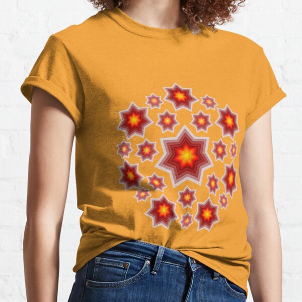Red shining stars Classic T-Shirt