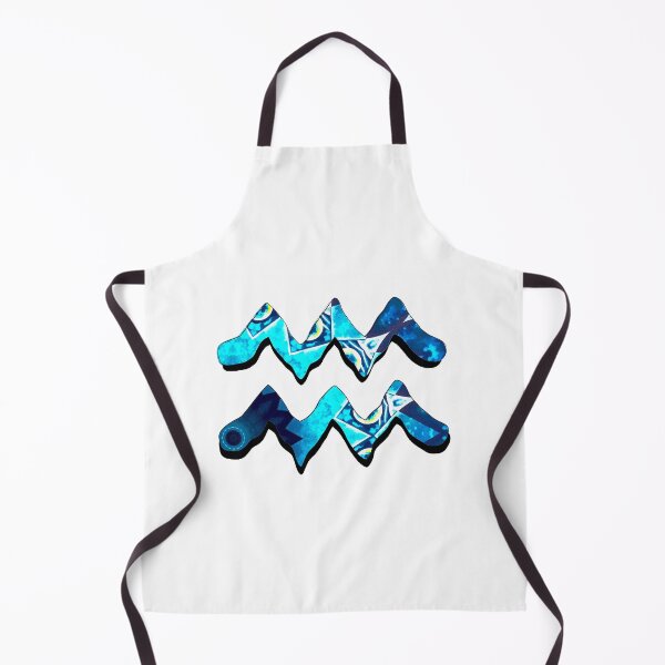 Item preview, Blue Tone Aquarius Astrological Symbol designed and sold by Michell Rosenthal.