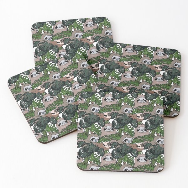 Item preview, Monstera and Sloth designed and sold by Huebucket.