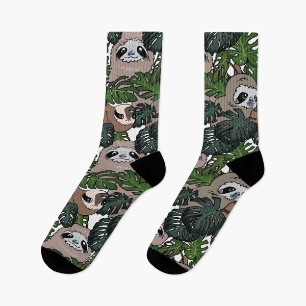 Item preview, Monstera and Sloth designed and sold by Huebucket.