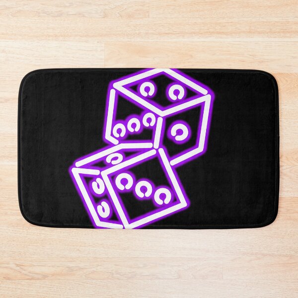 Item preview, Neon purple dice lights doodle designed and sold by sraj3817.