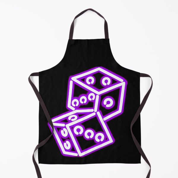 Item preview, Neon purple dice lights doodle designed and sold by sraj3817.