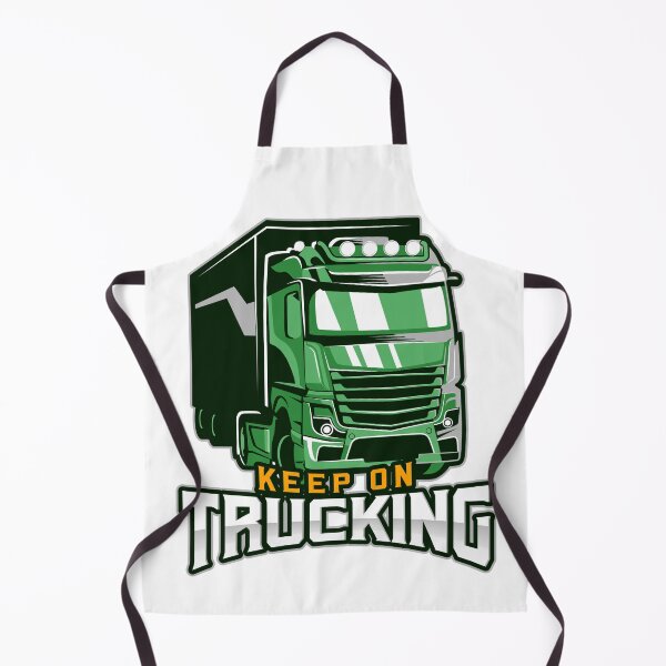 Item preview, Keep On Trucking Green Truck with Trailer designed and sold by luvvvvvit.