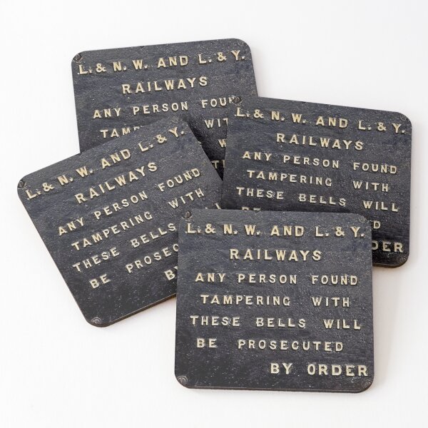 Item preview, LNWR Bells Railway warning sign designed and sold by Random Railways.