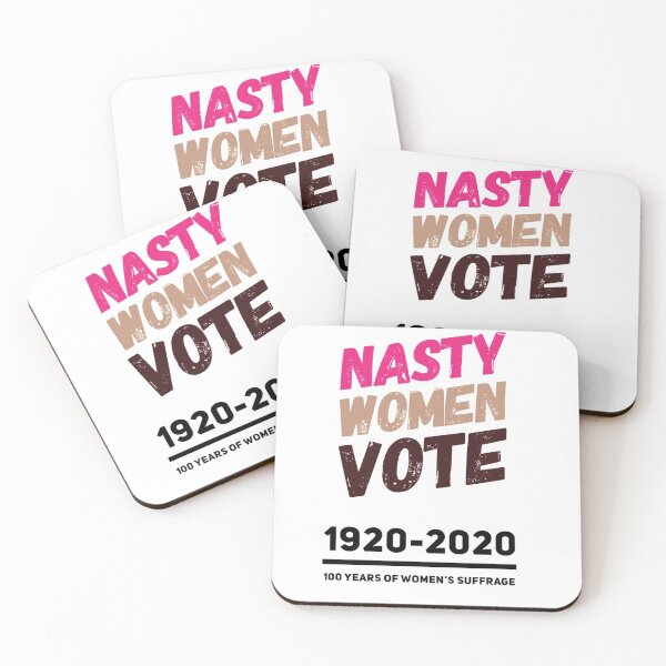 Item preview, Nasty Women Vote, US Women's Suffrage designed and sold by LostGenWanderer.