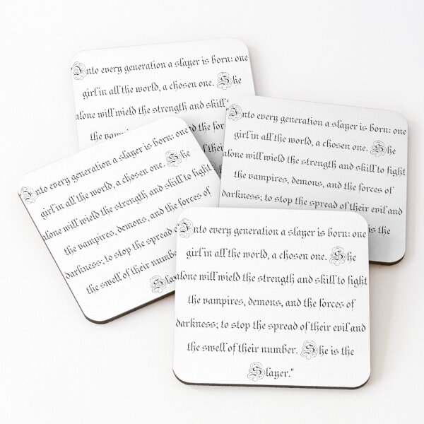 Item preview, Buffy the Vampire slayer quote designed and sold by charmaine pettigrew.