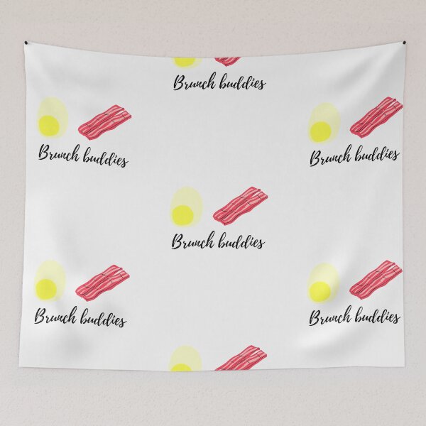 Item preview, brunch shirt, brunch buddies shirt, girls weekend shirt, egg and bacon shirt, bacon shirt, shirts for brunch, brunch tshirt, bachelorette shirt designed and sold by fitpress.