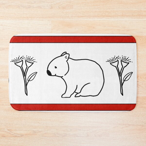 Item preview, Wombat and gum red designed and sold by RainbowRhino.