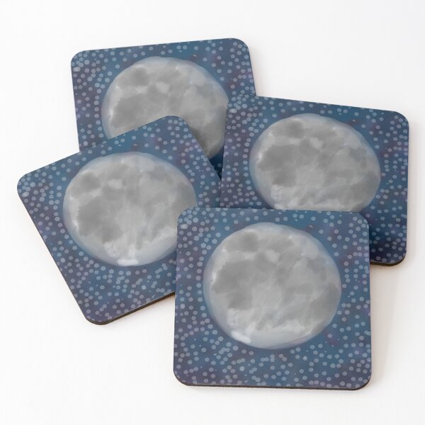 Artikelvorschau, Aquarell Mond entworfen und verkauft von KatharineArt.
