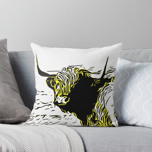 Item preview, A yellow highland coo on Hoy designed and sold by Alan Mackinnon.