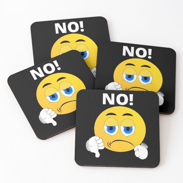 Item preview, No! Not today. Not happening. Dislike! designed and sold by TeeZoneZtore.
