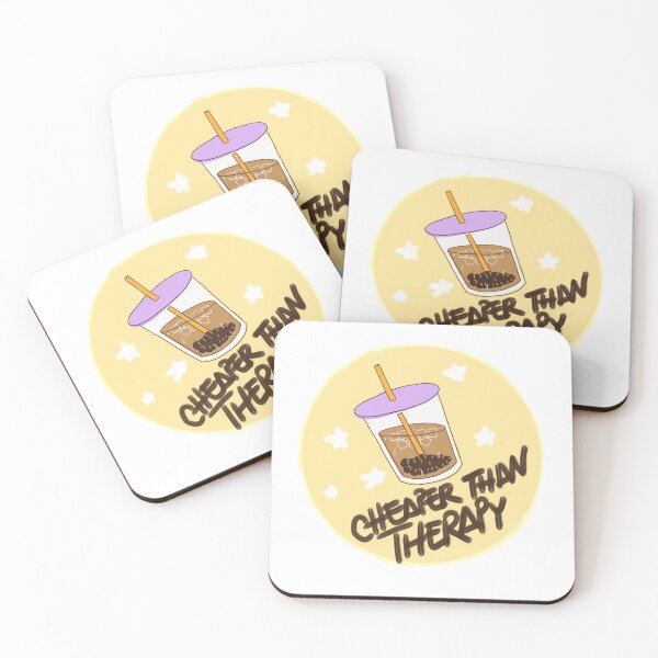 Item preview, Cheaper than therapy - Bubble Tea designed and sold by Merching Shitpost.