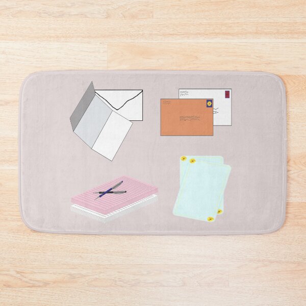 Item preview, Snail Mail Happy Mail (Separate Items Version – Light Gray Background) designed and sold by ArtByLM.