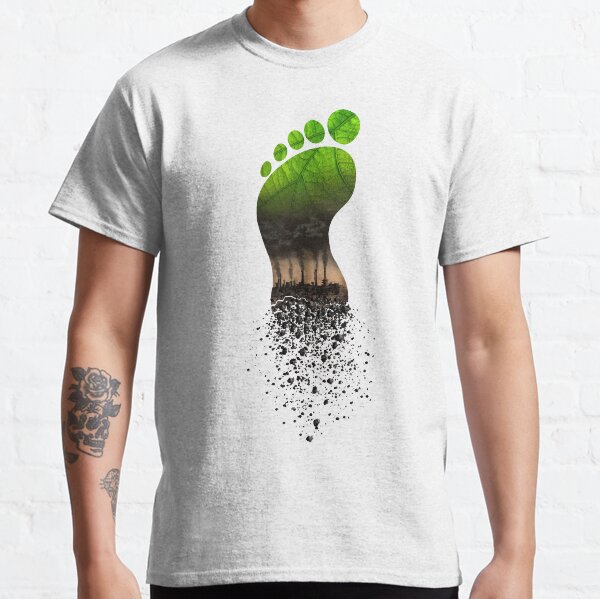 Reduzieren Sie den CO2-Fußabdruck, retten Sie Mutter Erde, ECO 3 Classic T-Shirt