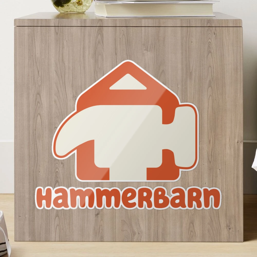 Hammerbarn from Bluey Sticker for Sale by PearCharger