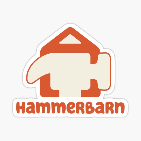 Hammerbarn from Bluey Sticker