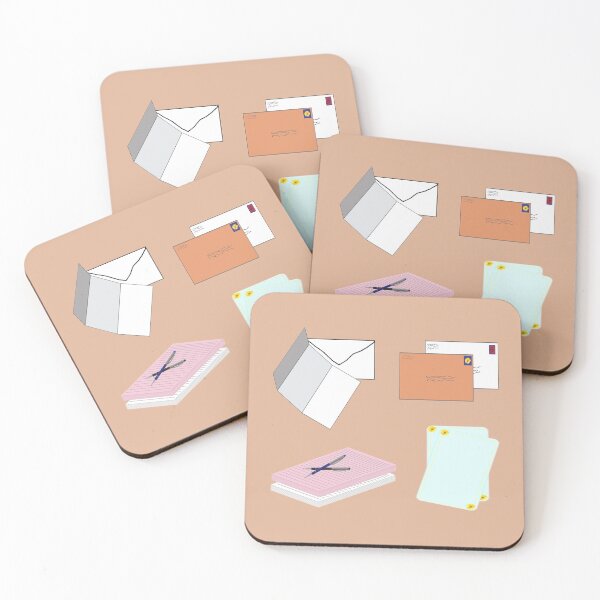 Item preview, Snail Mail Happy Mail (Separate Items Version – Soft Beige Background) designed and sold by ArtByLM.