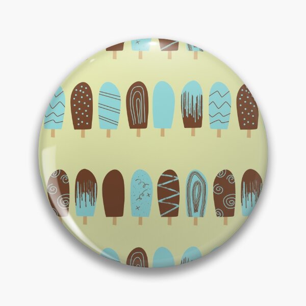 Item preview, Choco mint popsicles in yellow designed and sold by Lwahniarts.