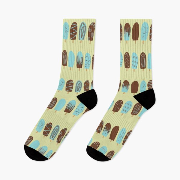 Item preview, Choco mint popsicles in yellow designed and sold by Lwahniarts.