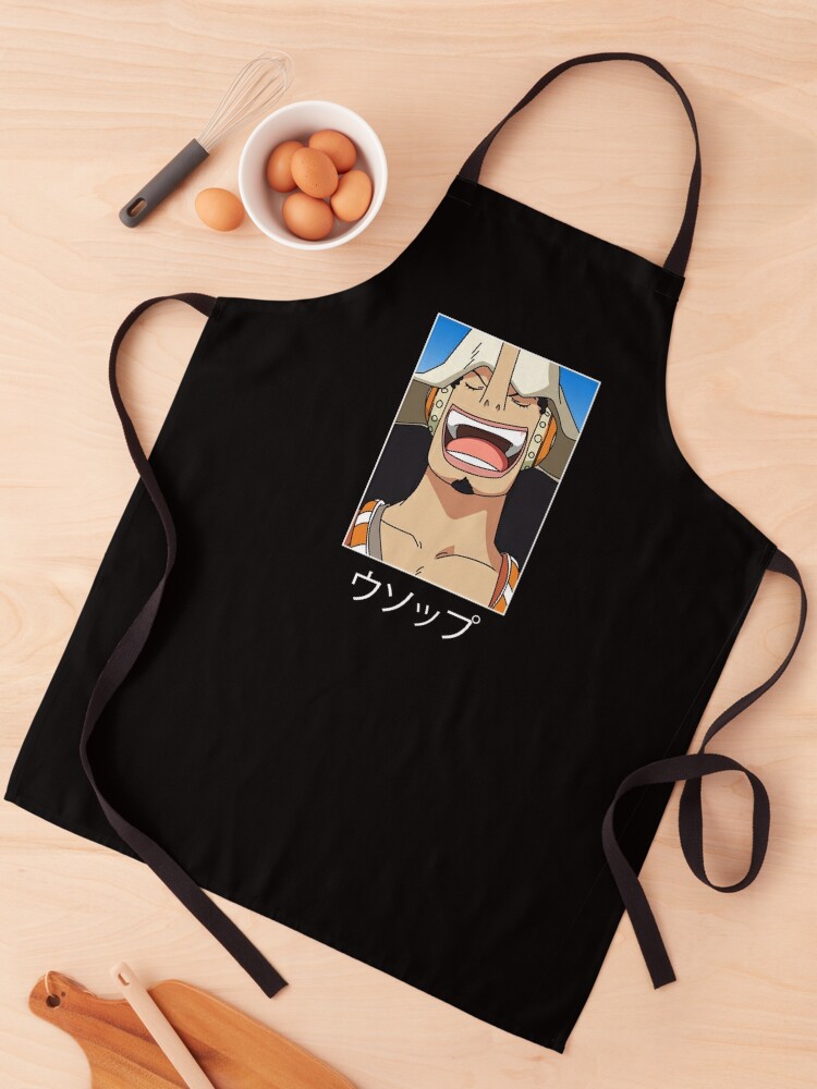 Usopp One Piece Apron By Otakuchaneru Redbubble