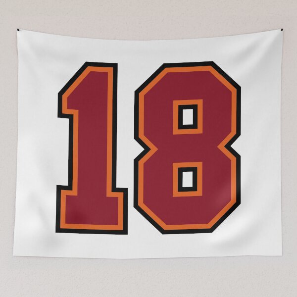 Item preview, Number 18 Sports Tampa Eighteen Jersey designed and sold by HelloFromAja.