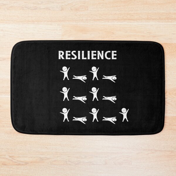 Item preview, Resilience - White on Black designed and sold by ImperfectLife.