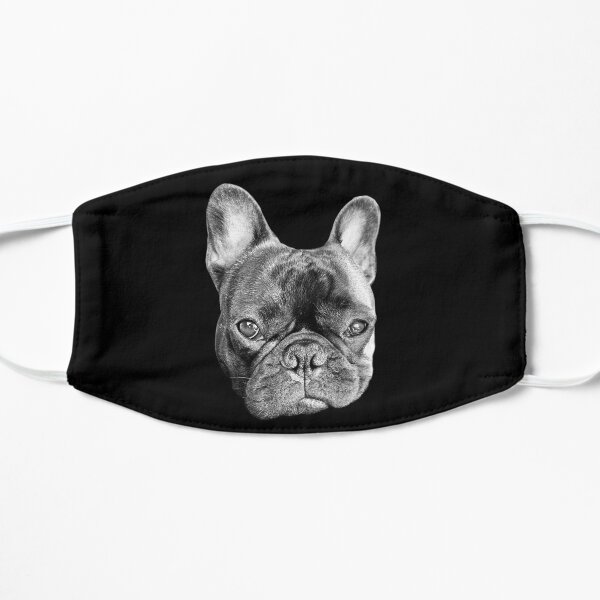 Serious Frenchie bulldog face Mask Mask