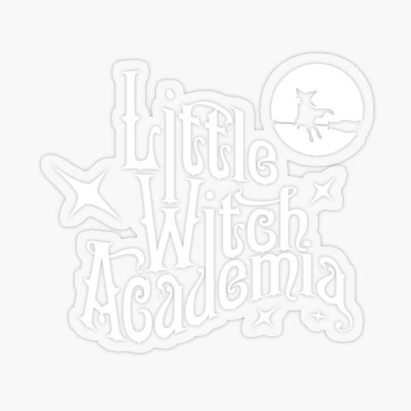 Academia De La Pequeña Bruja Anime Pegatina transparente