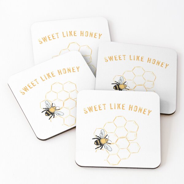 Item preview, Sweet Like Honey Honey Comb Bee Graphic  designed and sold by Pinkmagenta.