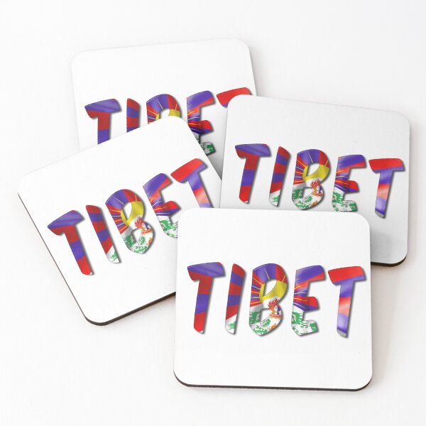 Item preview, Tibet Word With Flag Texture designed and sold by MarkUK97.