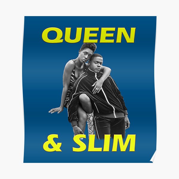 "Queen and Slim film Romantic Drama American African 2020" Poster for