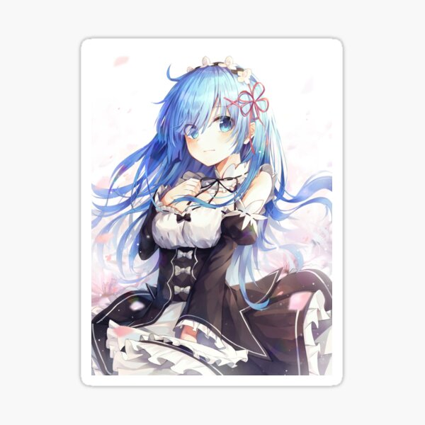 Rem Re Zero Stickers Redbubble