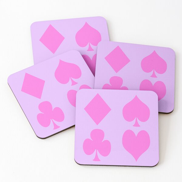 Item preview, Pink Playing Card Suits designed and sold by Chris Starr.