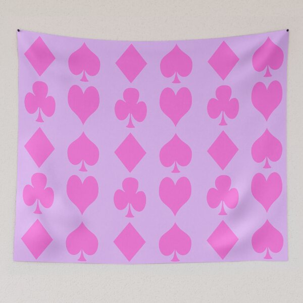 Item preview, Pink Playing Card Suits designed and sold by Chris Starr.