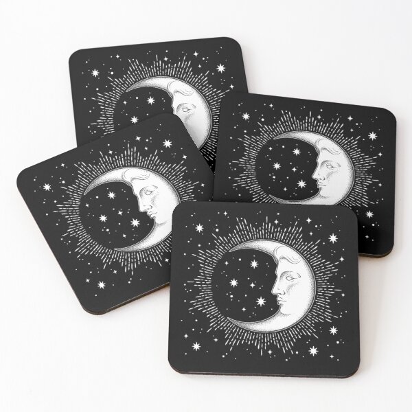 Item preview, Old and Young Moon Full Luna with Stars designed and sold by enjoytheshirt.