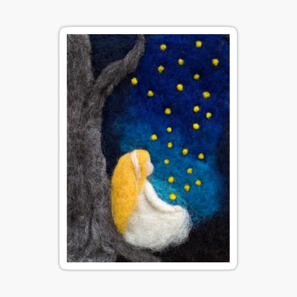 Star Girl Sticker