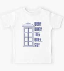 Wibbly Wobbly Timey Wimey...Stuff Kids Tee