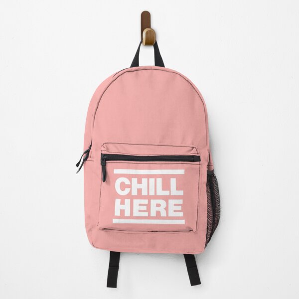 Item preview, Chill Here in Rose Pink Girls Quote designed and sold by elhefe.