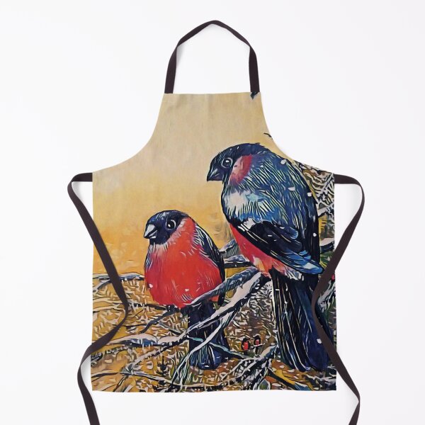 Item preview, Winter bullfinches designed and sold by helenkaiy.