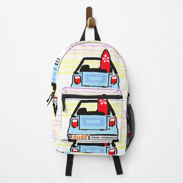 Item preview, Car with a surfboard by a sunset designed and sold by KatharineArt.