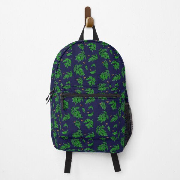 Item preview, Coniferous Cedar Leaf Pattern (on navy blue) designed and sold by Davey's Designs.